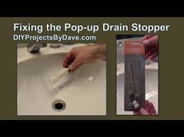 sink pop up drain stopper