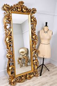 diy vintage inspired faux brass mirror