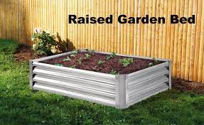 garden grow bed and garden plant pot