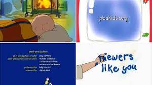 final moments of caillou on pbs kids