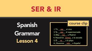 Learn Spanish Irregular Verbs Ser And Ir In Present Tense