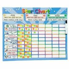 Details About Roscoe Learning Responsibility Star Chart Magnetic Chore Reward System
