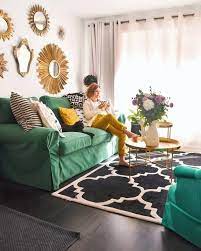 Velvet Couch Living Room