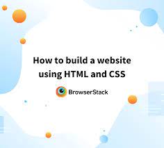 build a using html and css