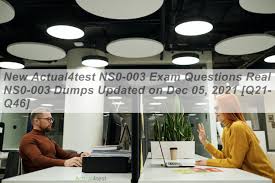 new actual4test ns0 003 exam questions
