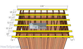 5 10 shed lean to roof plans