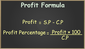 Profit Formula Profit Percentage
