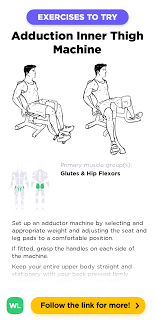 adduction inner thigh machine