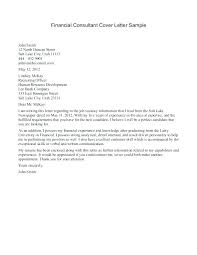 Management Consulting Cover Letter Sample Cover Letter For