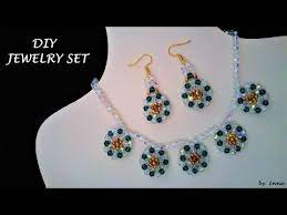 how to make beaded jewelry set at home