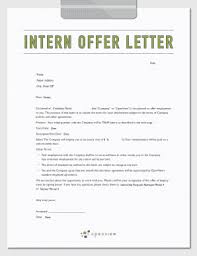 free editable internship offer letter
