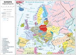 Przegląd państw na mapie politycznej Europy - Zintegrowana Platforma  Edukacyjna