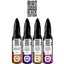 Riot squad vape liquid is an unruly set of flavours that pack a punch. Riot Squad E Liquid Black Edition 50ml Vape Juice Royal Vapery