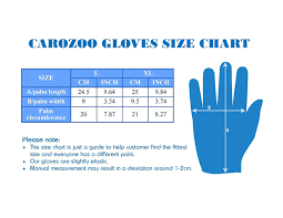 Carozoo Womens Genuine Leather Winter Warm Lining Gloves