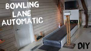 homemade bowling lane automatic