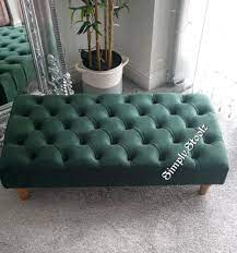 Emerald Green Large Chesterfield