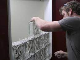 How To Install A Glass Block Wall