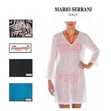 New Mario Serrani Womens Swim Cover Up Dress Cover Up