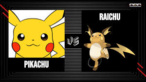 electric showdown pikachu vs raichu