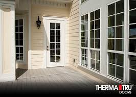 Full Lite Painted Fiberglass Entry Door