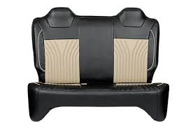Seat Cover Dual Tone Beige Curved