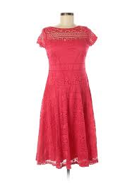 Details About Signature By Sangria Women Pink Casual Dress 8 Petite