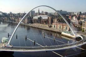 Gateshead (/ˈɡeɪts(h)ɛd/) is a large town in tyne and wear, england, on the southern bank of the river tyne opposite newcastle upon tyne. Gateshead Millennium Bridge A Guide To Know All About It