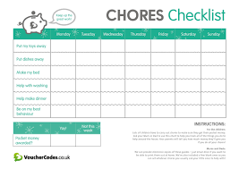Chores Checklist Perfect For Tracking Whether Youre Going