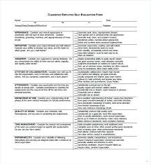 New Employee Performance Evaluation Form Self Word In Rhumb Co