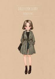 Image result for autumn girls images and drawings