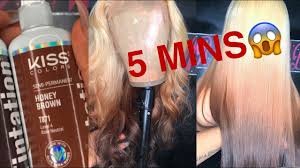 blonde to brown ombre lace wig in 5