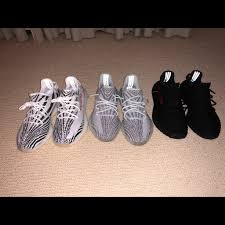 Adidas Shoes Yeezy Boost 350 Bred Bluetint Zebra Beluga