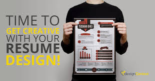Time To Get Creative With Your Resume Design Designcontest