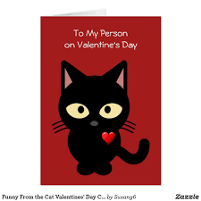 Valentines day, valentines cupid cat, aiming at lover`s heart with cupid arrow. Love You Black Cat Valentines Day Card Zazzle Com In 2020 Valentines Day Funny Cat Valentine Loving Gifts