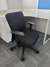 fabric haworth office chairs blue at