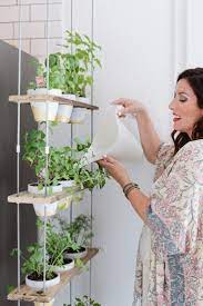 diy hanging herb garden tutorial