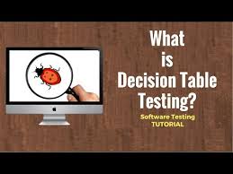 what is decision table testing