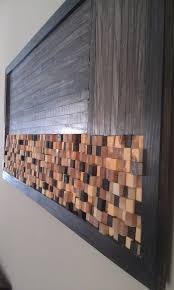 Wood Mosaic Wall Art