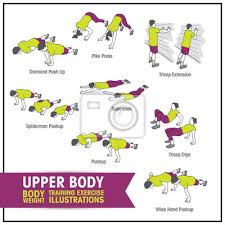 upper body bodyweight training exercise