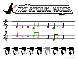 Diegosax la marcha imperial de john williams partitura para. Star Wars The Imperial March Color Coded Beginner Piano Sheet Music For Kids Projectsinparenting Com Learn Piano Piano Music Star Wars Sheet Music