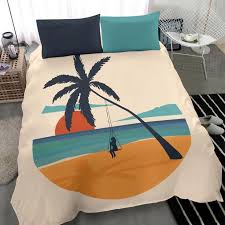 Cool Bedding Set With Abstract Colorful