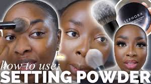 how to use a setting powder step by