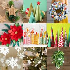 paper christmas decorations for a