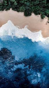 Ocean Apple Blue Wave Waves Hd