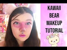 kawaii bear makeup tutorial you