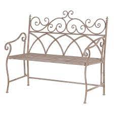 Metal Folding Garden Bench Crown