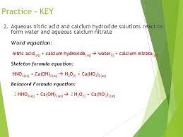 chemical reactions unit balance and