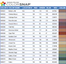 Downloadable Color Palettes Sherwin Williams
