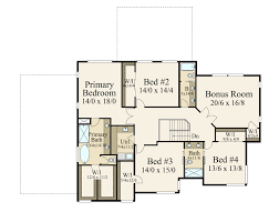 clear large modern house plan with