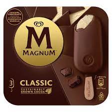 magnum clic ice cream 3 x 100ml